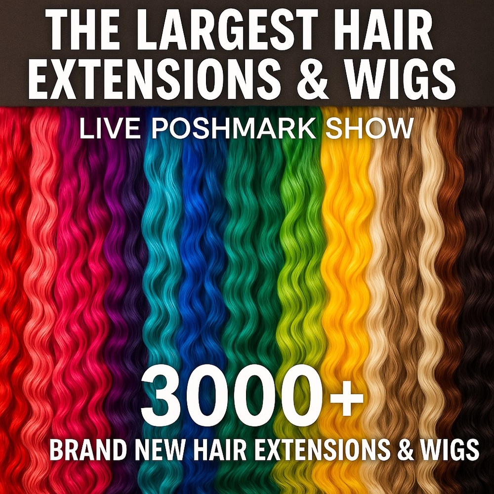 The Largest Live Poshmark Hair Show EVER 3000+ New In Packaging